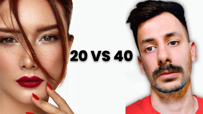 Hombre mayor cometiendo errores al intentar conquistar a una mujer joven.