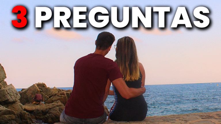 Hombre manteniendo una conversación interesante y natural con una mujer.