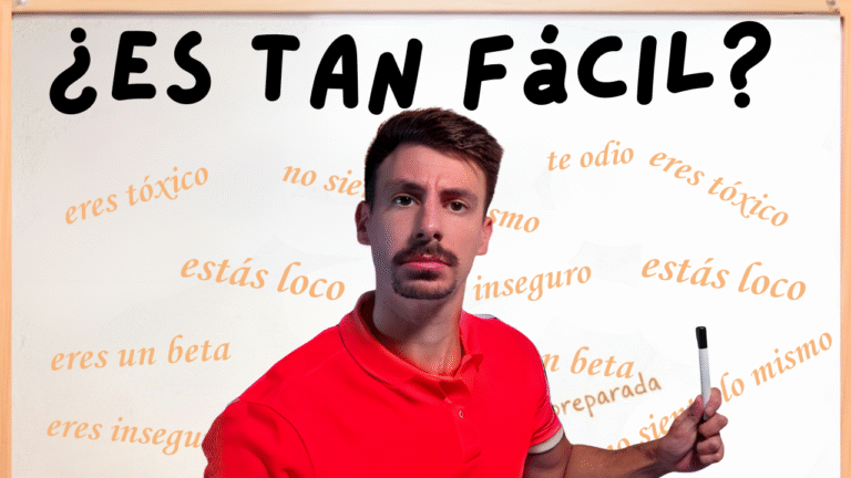 Hombre explicando cómo piensa una mujer desde la psicología emocional masculina.