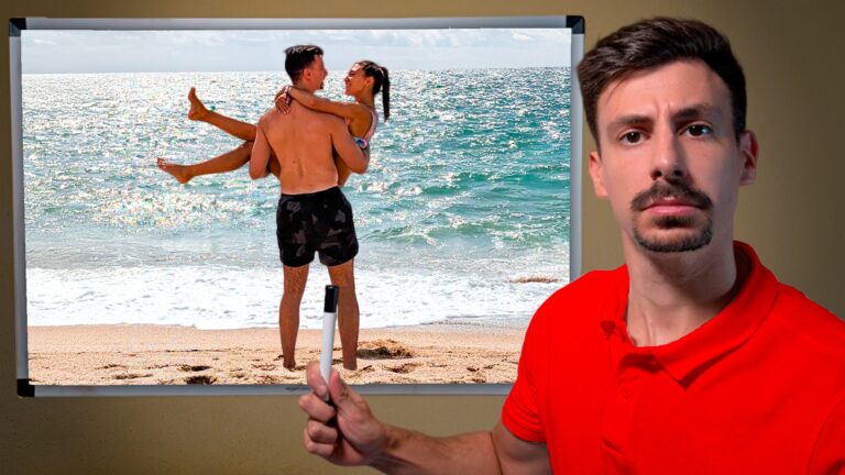 Guillermo explicando los pasos clave para conseguir una novia de verdad.