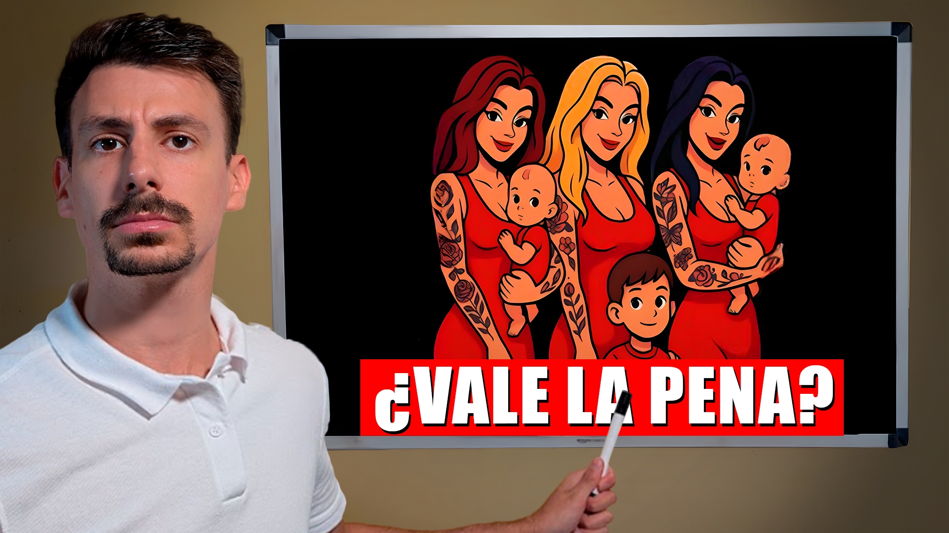 Guillermo explicando por qué no deberías salir con madres solteras en relaciones.